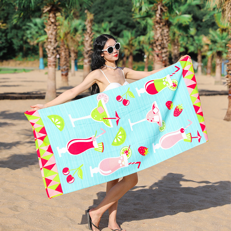 Cross Border Beach Towel Reactive Printing Microfiber Beach Towel Bath Towel Beach Sand Mat Beach Towel Cross Border Beach Towel Reactive Printing Microfiber Beach Towel Bath Towel Beach Sand Mat Beach Towel