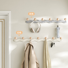 【Dropshipping】Door Hook, Bedroom Posture Hook, No-Hole Mountable Clothes Organizer, Wall-Hanging Clothes Rack for Wardrobe