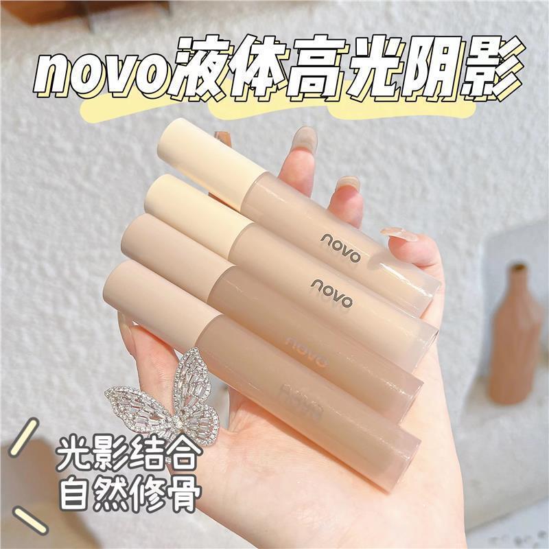 Novo Highlight Contour Stick Liquid Shadow Matte Contour Brightening Three-Dimensional High Nose Bridge Nose Shadow Silkworm Student Natural