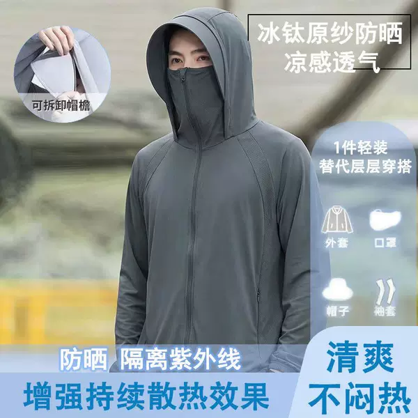 Women's Ice Silk Sunscreen Jacket for Summer 2026, New Lightweight Breathable UV-Protective Cardigan Sunscreen Coat
