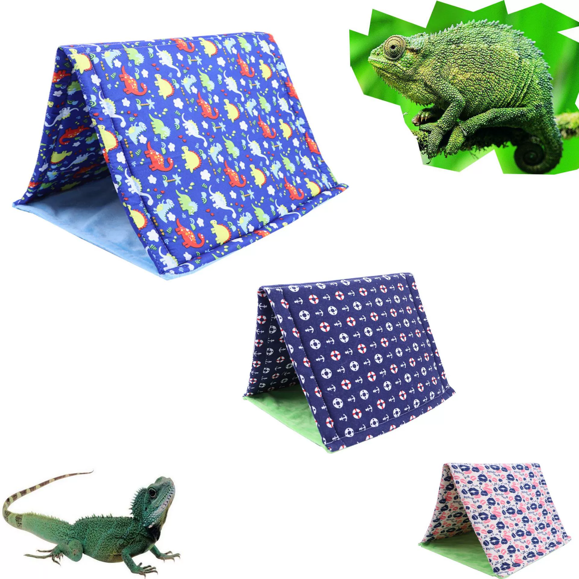 Ящерица Палатка для рептилий Хлопковое гнездо Геккон Тоторо Ящерица Спальная кровать Коврик Голландская свинья Сверло Трубка