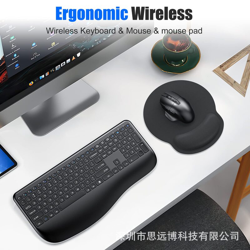 2.4g Full-Size Keyboard Factory Batch Direct Sales Spot Ergonomic Rechargeable Suitable for Multiple Devices 2.4g Full-Size Keyboard Factory Batch Direct Sales Spot Ergonomic Rechargeable Suitable for Multiple Devices