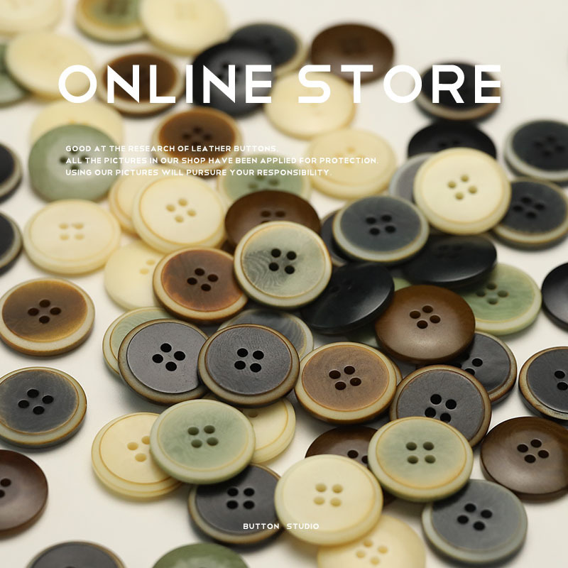 Mossen Pure Natural Fruit Buttons Classy Men's Suit Jacket Buttons Casual Workwear Vest Clothing Buttons