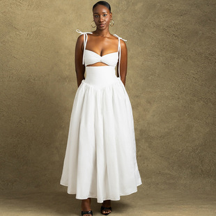 �W���Lins���QŮ�b �r�м�ɫ�B��ȹ����¶��o���ȹ�[ȹ�� Dress
