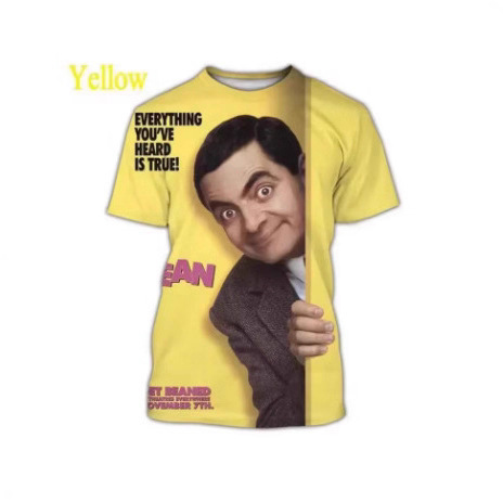 New Fashion Mr. Bean 3D Printed T-Shirt Summer Men's Clothing Funny Casual Oversized T-Shirt New Fashion Mr. Bean 3D Printed T-Shirt Summer Men's Clothing Funny Casual Oversized T-Shirt