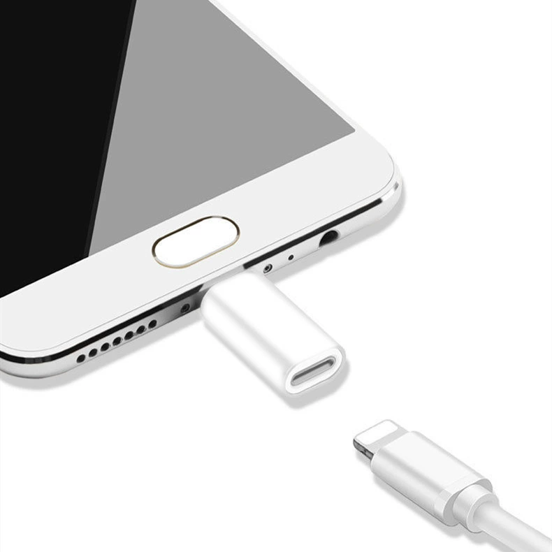 Адаптер для Apple на Type-C, Lightning→Type-C переходник, конвертер для iPhone, передача данных