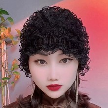 时尚老人（新款弹力有透气遮盖帽女蕾丝女士花边）纱网美人帽白发
