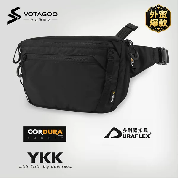 Votagoo Ebl Outdoor Tactical Chest Bag Ccw Concealed Carry Pistol Waist Bag Edc Daily Shoulder Crossbody Bag