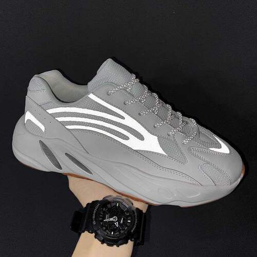 Spring and Autumn Putian Coconut Shoes 700v2 Thick Sole Father Shoes Ins Slip-Resistant Black Sports Casual Shoes
