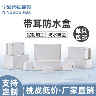 Plastic Digital Instrument Housing Power Control Box Outdoor Security Monitoring Power Supply Waterproof Button Junction Box