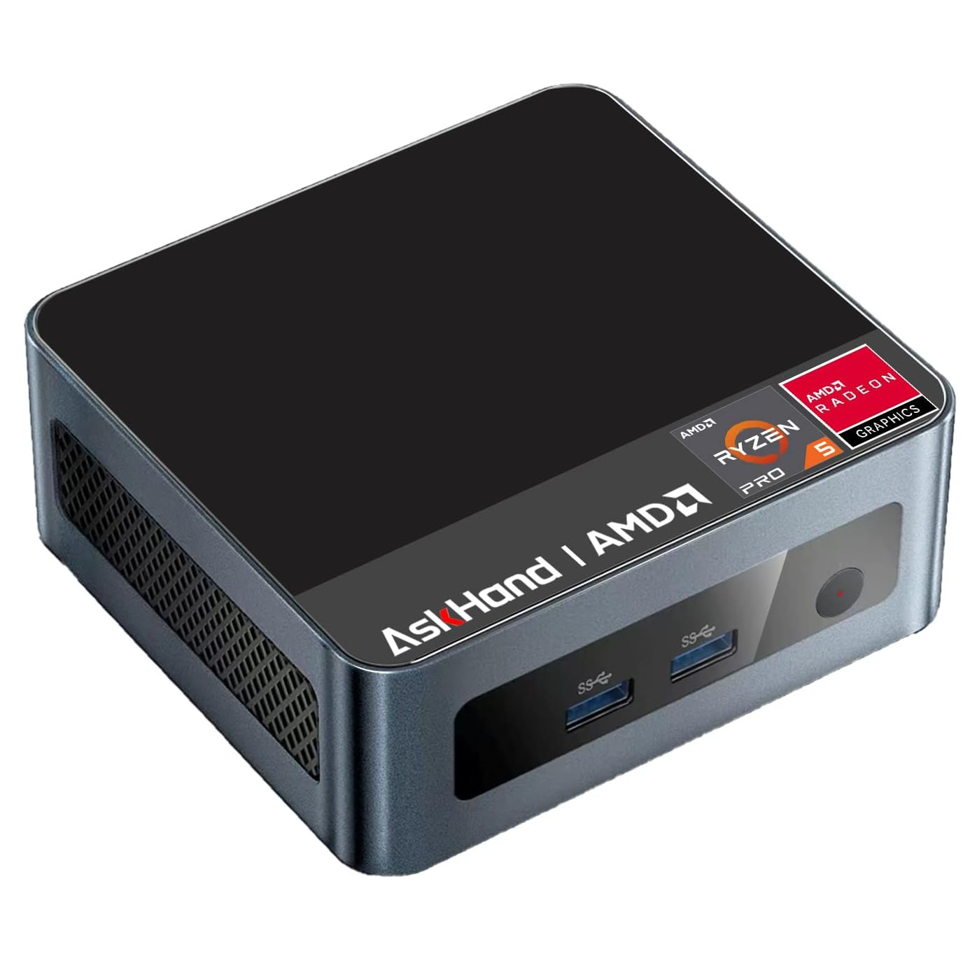 迷你主机AMD Ryzen5-5600H 便携mini PC办公游戏影院4K3屏跨境