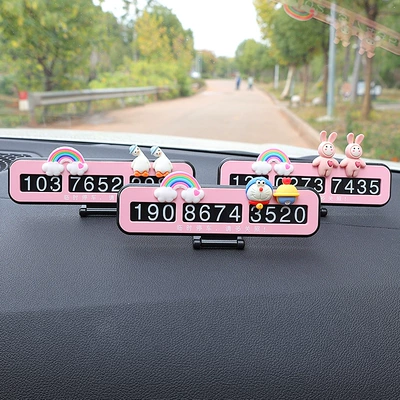 Car phone number plate ladies — Nömrəli dayanma kartı