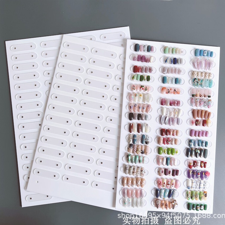Live magnetic nail art display board white acrylic magnetic buckle display stand pendulum magnetic stripe nail plate model style Live magnetic nail art display board white acrylic magnetic buckle display stand pendulum magnetic stripe nail plate model style