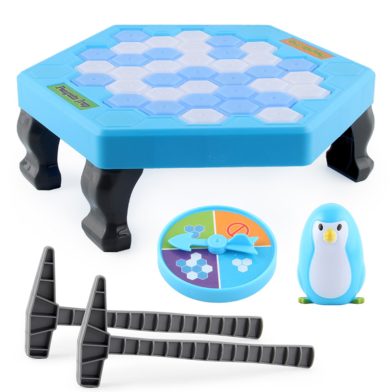 Pingüino romper el hielo Divertido juego multijugador de escritorio para niños guardar pingüino vencer Ice Cube guardar pingüino juguete al por mayor