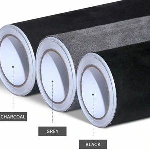 Self-Adhesive Deerskin Velvet Cloth Self-Adhesive Imitation Leather Self-Adhesive Deerskin Velvet Self-Adhesive Interior Suede Self-Adhesive Imitation Leather Velvet