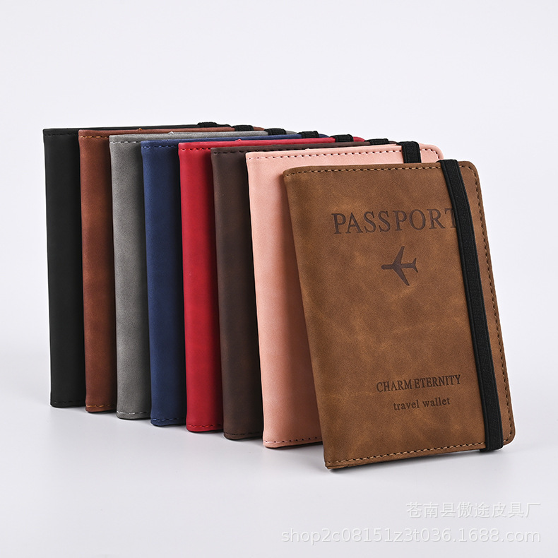 in stock Sale PU Leather Strap Passband Bag RFID Passband Holder Travel Wallet Card Charter Ticket Holder in stock Sale PU Leather Strap Passband Bag RFID Passband Holder Travel Wallet Card Charter Ticket Holder