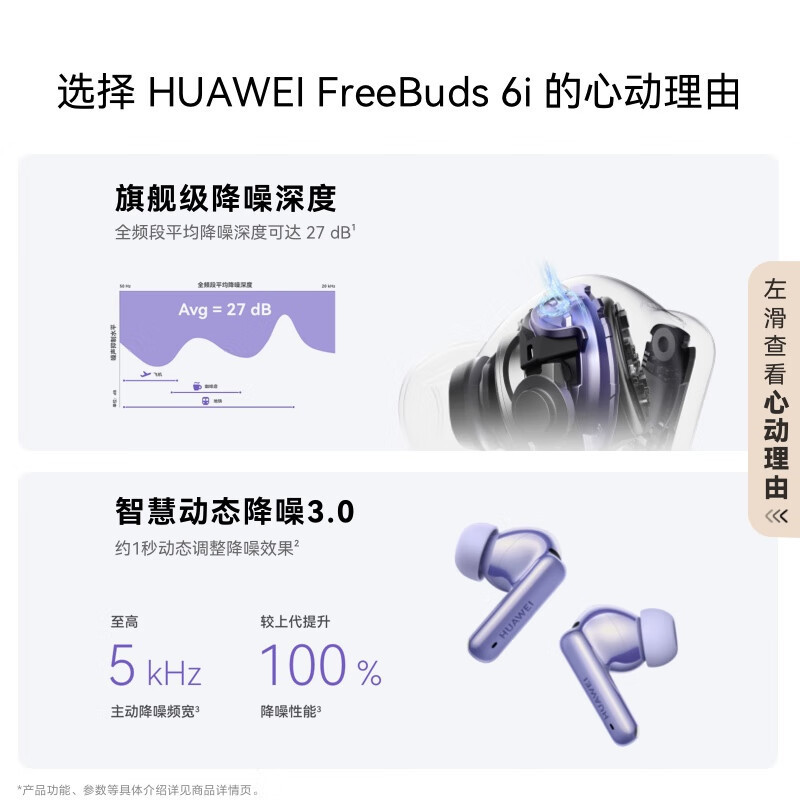 華為FreeBuds 6i無線bluetoothイヤホン旗艦級深さ能動騒音低減ゲーム運動共通|undefined