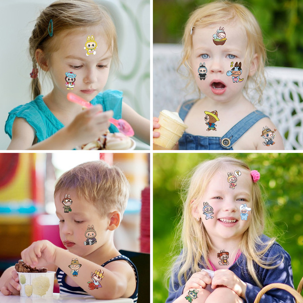 Children's cartoon cute fashionable tattoo stickers