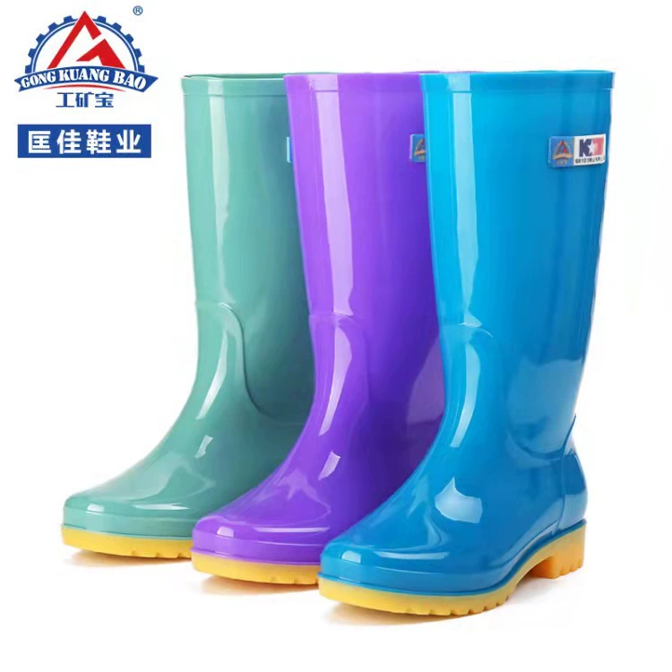 Kuangjia Shoes Industry Minbao 268 Женская скоростная сухая площадка Сельскохозяйственные нескользящие и износостойкие дождевые сапоги рисовое поле