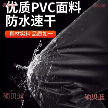 抓鱼连体裤带水库皮叉涉水齐腰下水裤防水雨鞋雨服男半身加厚