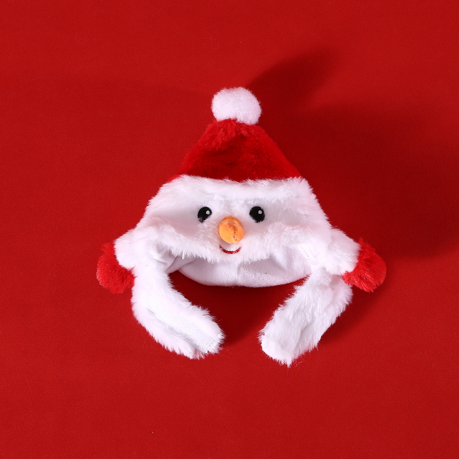 2024 nuevo estilo mascota sombrero de Navidad perro pequeño gato felpa dibujos animados muñeco de nieve árbol de Navidad campana lindo sombrero para la cabeza
