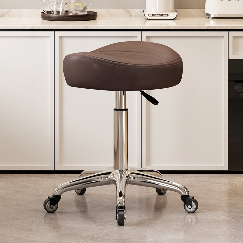 Taburete alto casero respaldo elevación silla giratoria polea cocina cocina cocina cajero taburete de barbero especial