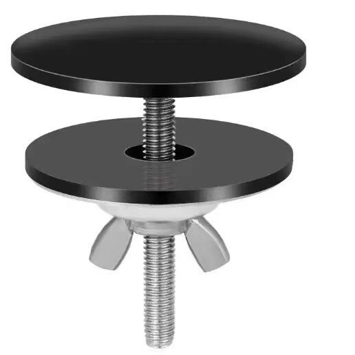 Amazon American station kitchen sink hole cover black gold washbasin basin hole sealing plug polished zinc alloy