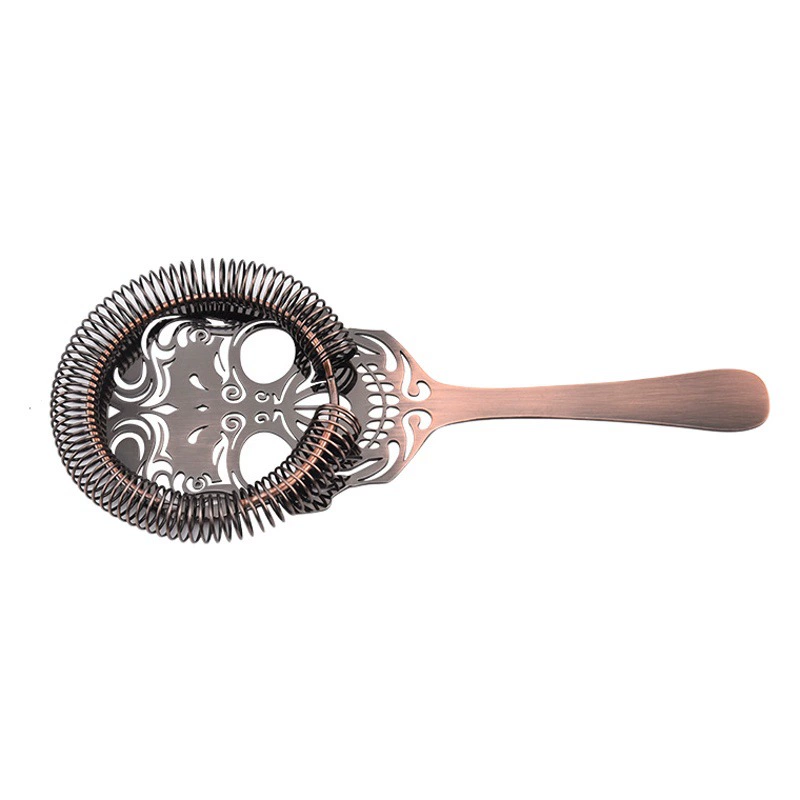 Череп 304 из нержавеющей стали винный миксер ситечко для льда коктейльный фильтр для льда Бар для льда