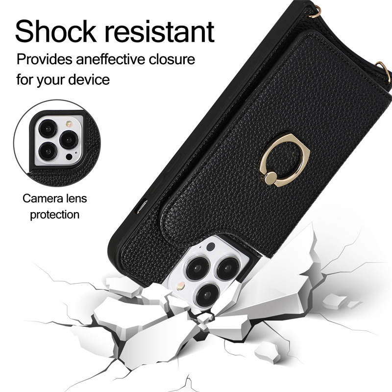 Leather Phone Case Black