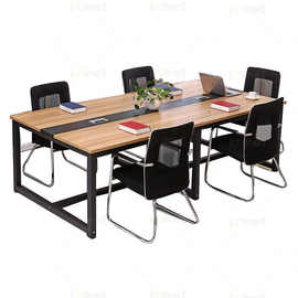 长条会议桌加厚现代办公家具简易工作台长方形培训桌职员洽谈桌子