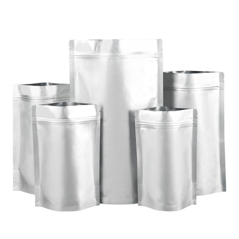 铝箔食品密封袋中小号加厚自封自立袋避光茶叶封口袋保温包装袋