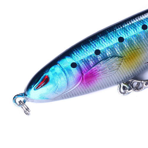 Sea fishing pencil lure lure floating threaded propeller tractor fake lure 11cm13g lure lure wholesale