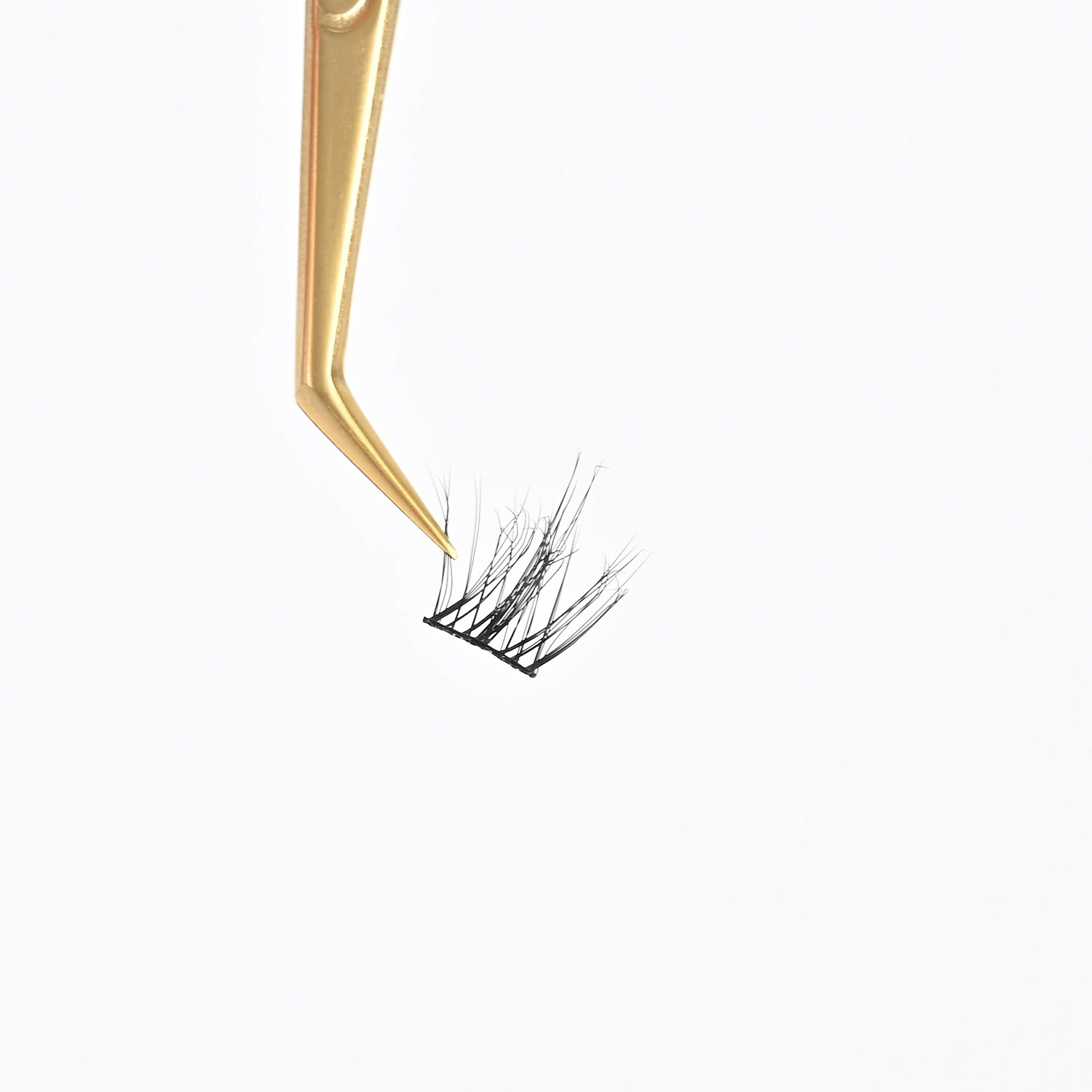 12 рядов больших мощностей fox-type oblique flying false eyelashes, natural simulation 5D baby curved lazy person trilogy eyelashes