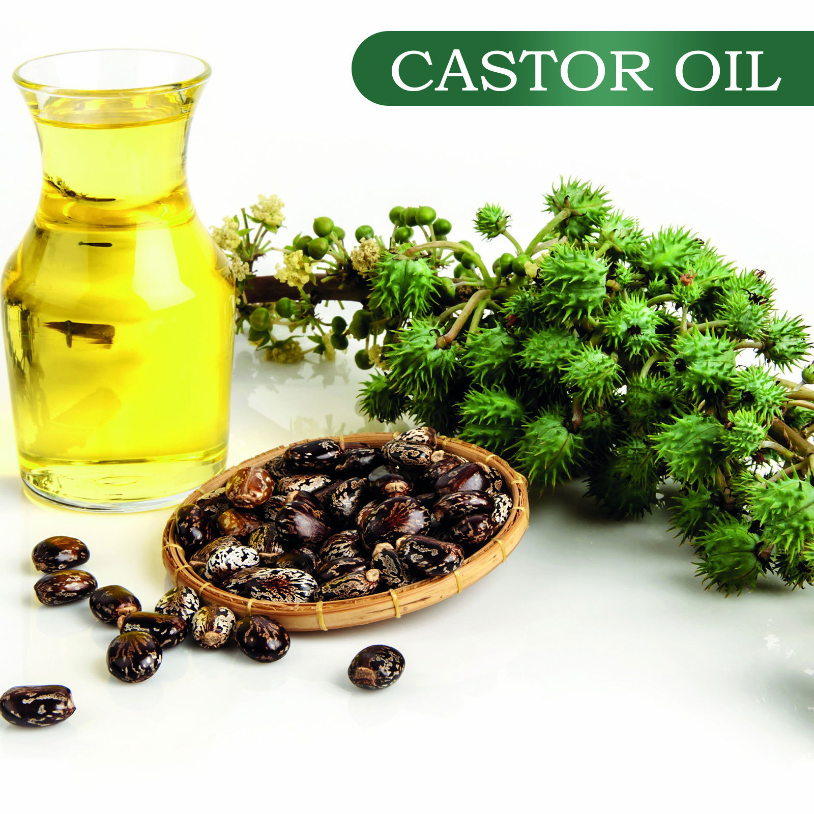 OUHOE Castor Oil Bottle