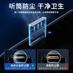 適用蘋果X防塵網鋼化膜iphone11防偷窺保護膜iphone12pro手機貼膜
