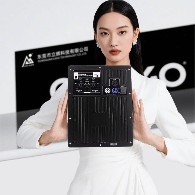 Módulo Amplificador Digital de 3 Canales de Alta Potencia con DSP para Altavoces Line Array Activos