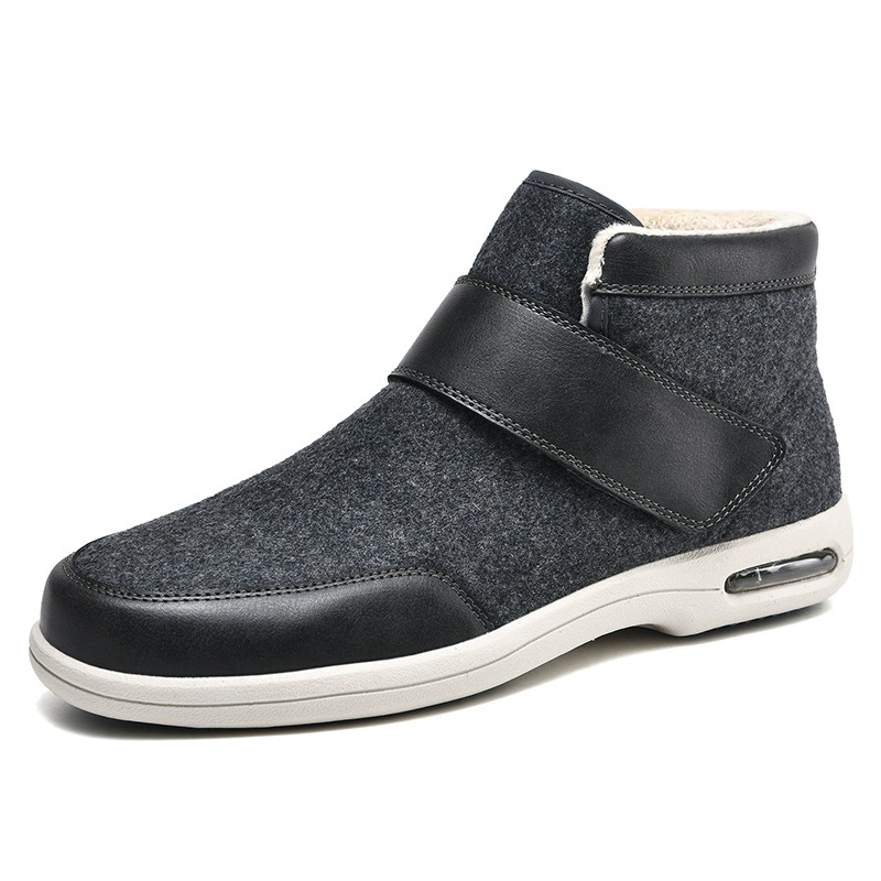 Новая осенне-зимняя прогулочная обувь Youyun, обувь для пап среднего и пожилого возраста, обувь для мам, ботинки на флисовой подкладке и липучке, трансграничные