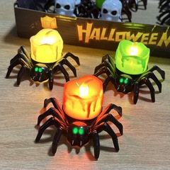 ハロウィーンカボチャのランプがクモのろうそくの雰囲気感をそそる祝日装飾道具ledが祝日のプレゼントを飾る