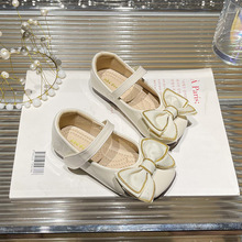 女童小皮鞋2025春秋季新款礼服芭蕾小女孩公主鞋百搭软底儿童秋鞋