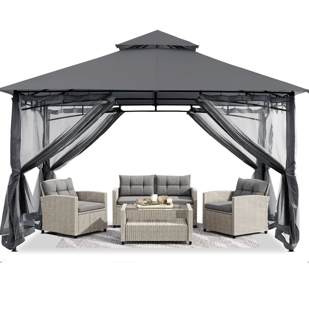 10*10FT железная палатка противомоскитная сетка павильон уличная антимоскитная сетка двор сад забор прямые продажи с фабрики размер 3 метра