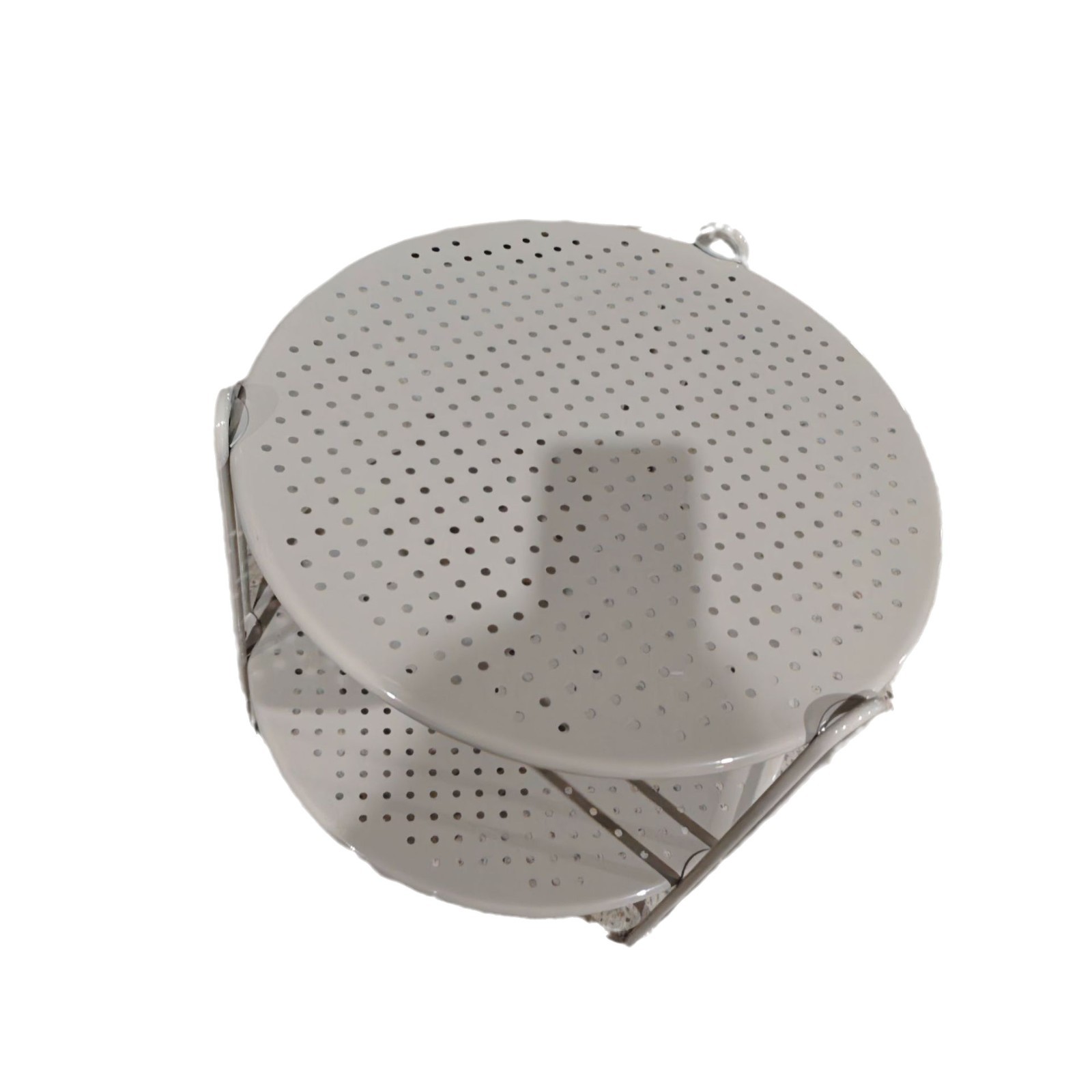 Mesa redonda simple al aire libre, mesa de juegos de mesa de ajedrez y tarjetas gruesas, mesa plegable de ocio multipropósito moderna