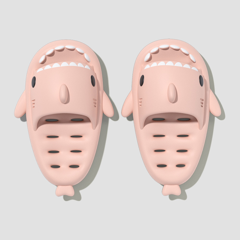 Pantuflas de masaje con diseño de tiburón para adultos, parejas, antideslizantes, con drenaje de agua, modernas, para exteriores, para el hogar, que aumentan la altura, aptas para usar en exteriores. image 13