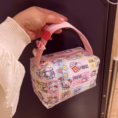 化粧品バッグコレクション猫便利な化粧品バッグ旅行トイレタリー収納袋立体ハンドバッグ大容量