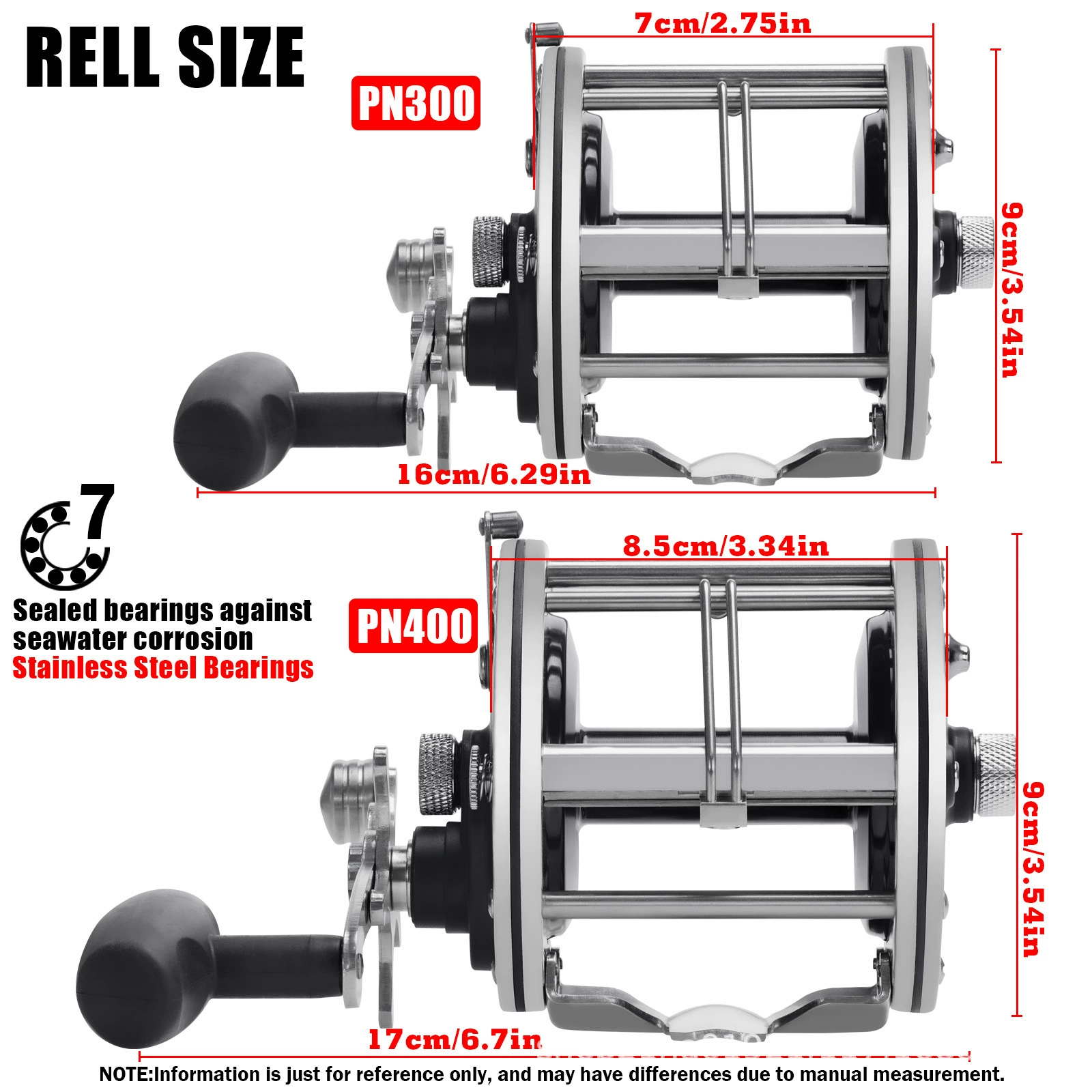 SAMOLLA2025 new PN300/400 iron plate wheel big drum anchor fishing wheel trolley sea fishing steamship fishing