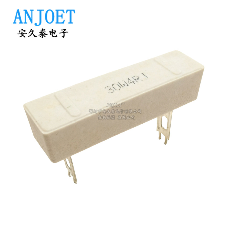 30W Cement Resistor 1R~2K 1R 4R 10 Ohm 56R Ceramic Resistor 100R 220R 500R 1K 30W Cement Resistor 1R~2K 1R 4R 10 Ohm 56R Ceramic Resistor 100R 220R 500R 1K