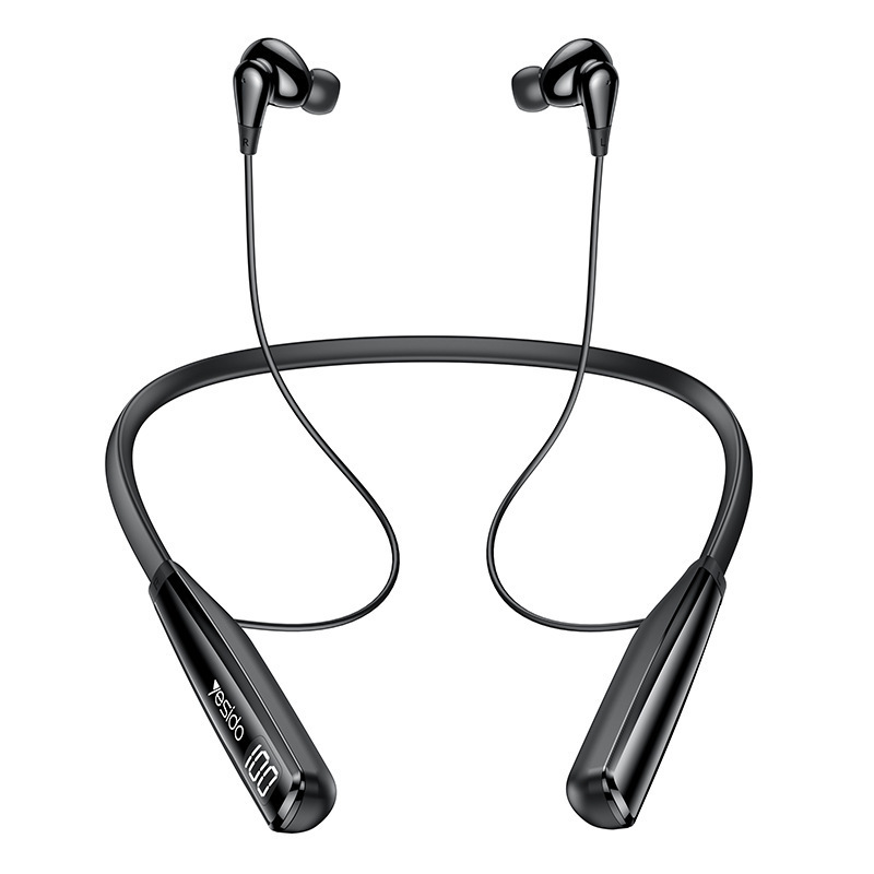 yesido Bluetooth ヘッドセット 首掛け磁気エンクロージャー ノイズリダクション クロスボーダー デジタル ディスプレイ 長いバッテリー寿命 スポーツ Bluetooth ヘッドセット|undefined