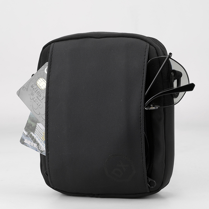 Men's crossbody bag with a high-end feel, small men's bag, travel bag, backpack, double-shoulder bag, multi-purpose men's crossbody bag undefined