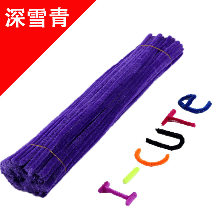 Hecho a mano DIY trenzado paquete de material cifrado ramo de lana Raíz de lana de la raya del color torcido palo de los niños hechos a mano juguetes creativos