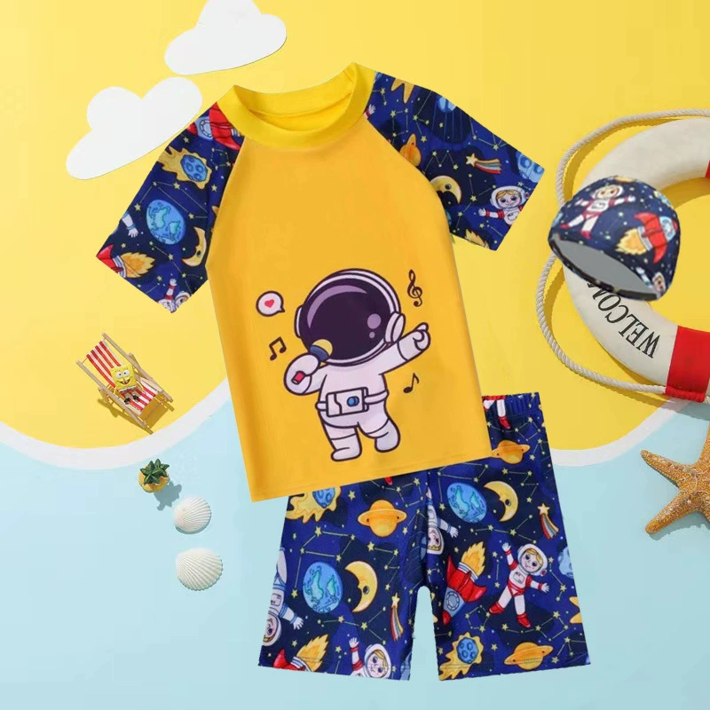 Children's split swimwear for boys, trousers, custom-made, for teenagers