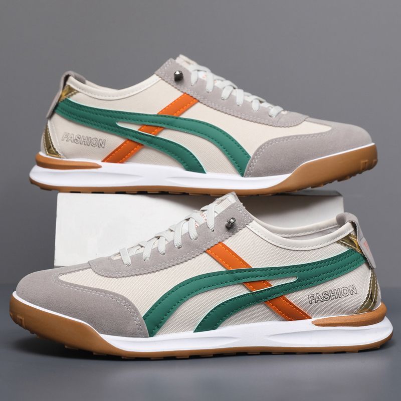 Men's Training Shoes 2025 New Spring/Summer Retro Men's White Versatile Sports Casual Shoes Cross-Border Running Shoes